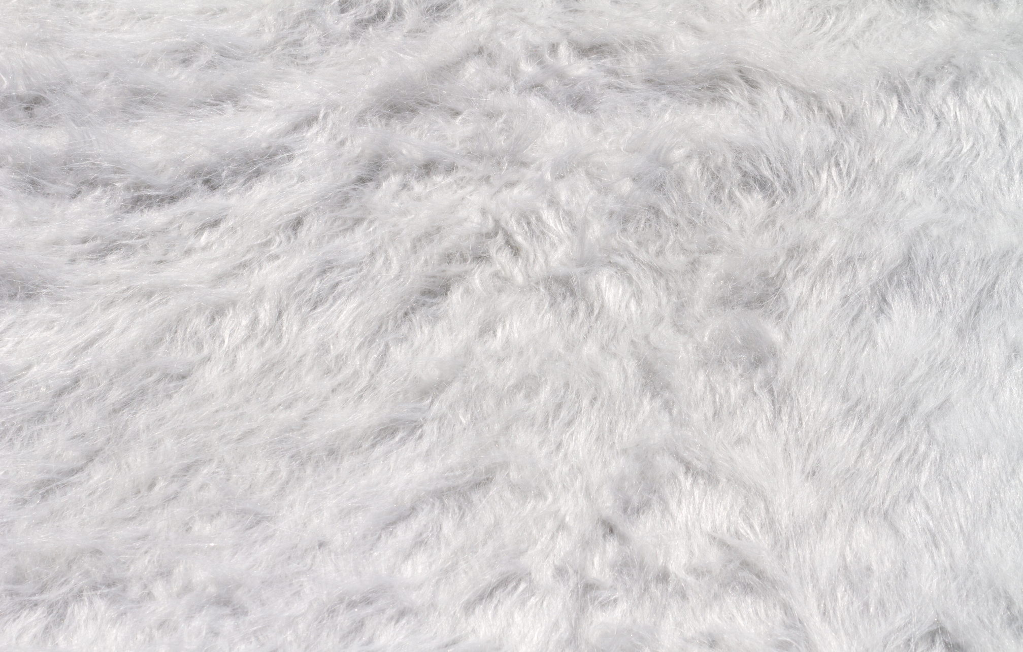 White furry blanket
